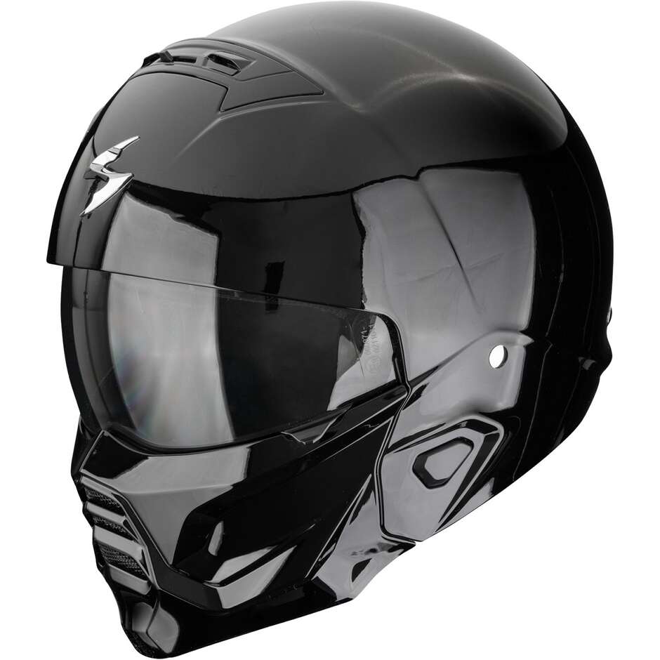Scorpion EXO-COMBAT II SOLID Jet Motorradhelm Schwarz