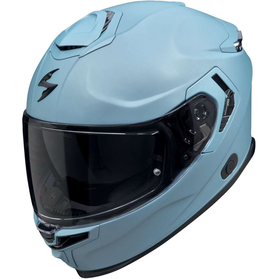 Scorpion EXO-GT SP AIR Celestial Mattblauer Integral-Motorradhelm