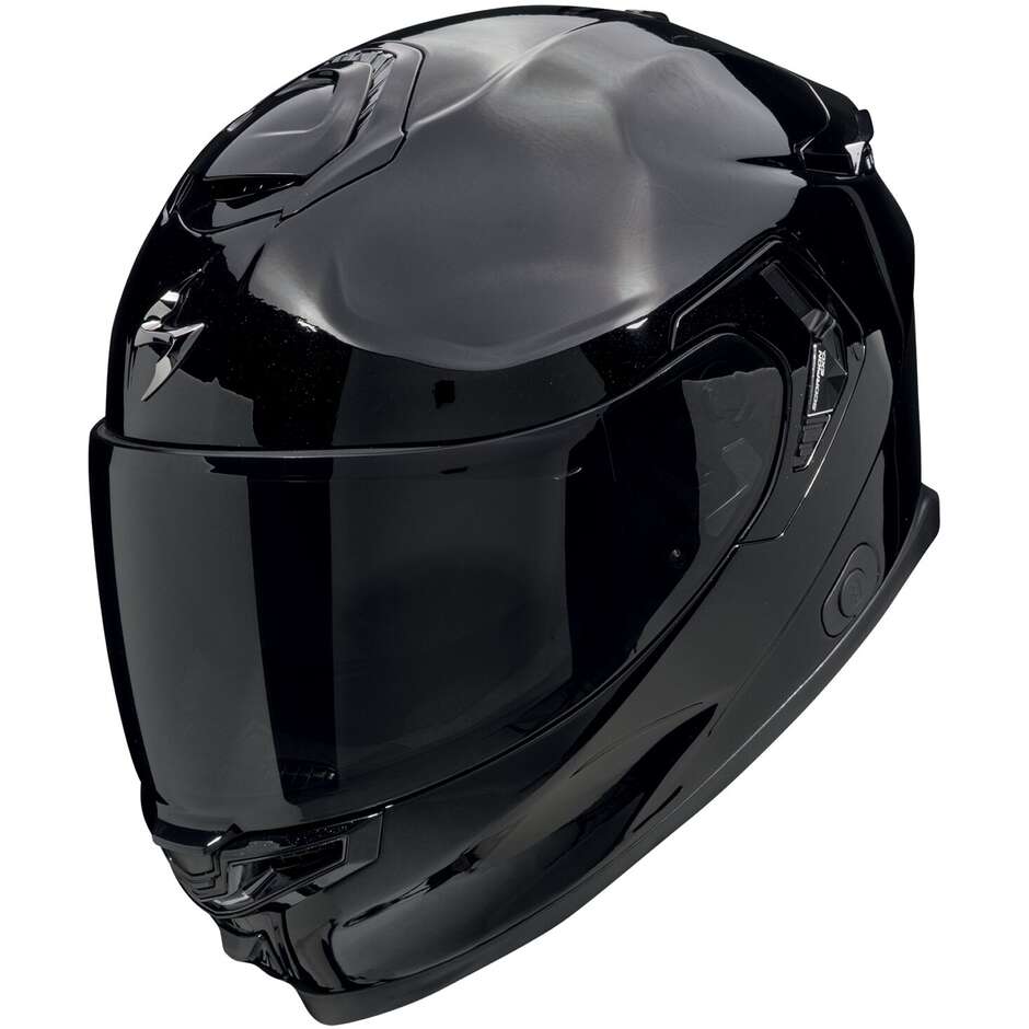 Scorpion EXO-GT SP AIR Integral-Motorradhelm Schwarzes Metall