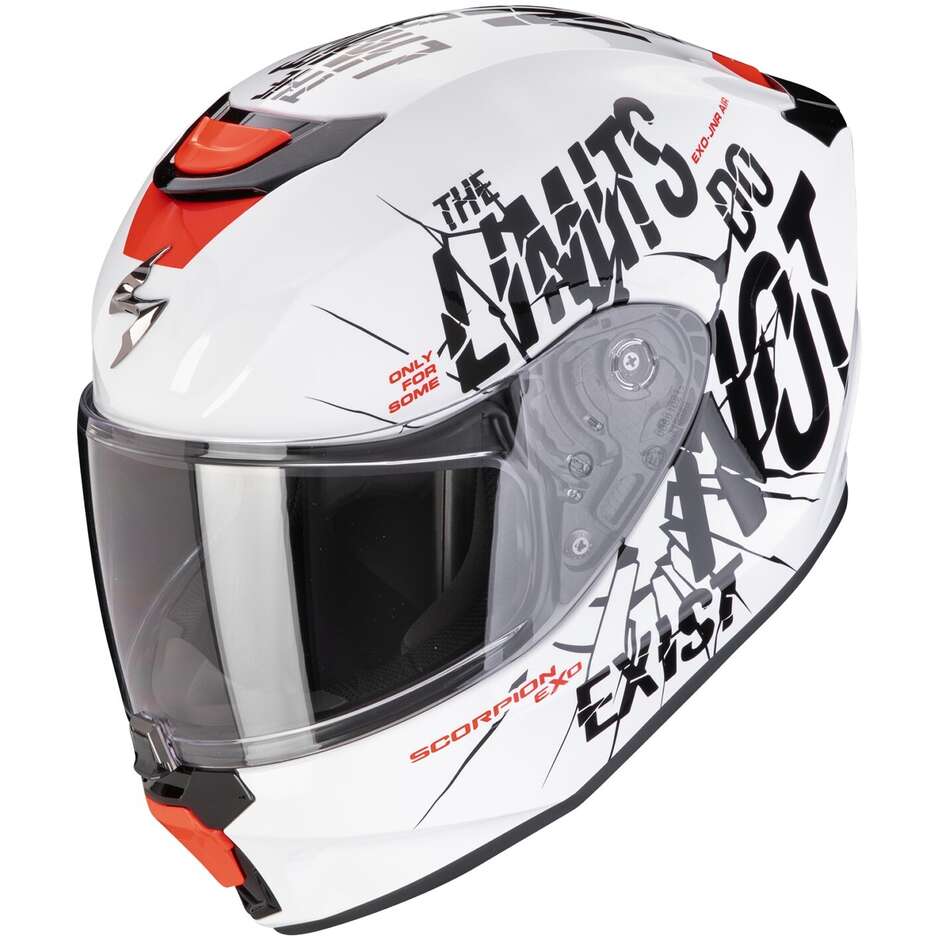 Scorpion EXO-JNR BOUM Full Face Child Motorcycle Helmet White Black