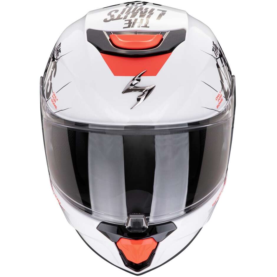 Scorpion EXO-JNR BOUM Full Face Child Motorcycle Helmet White Black