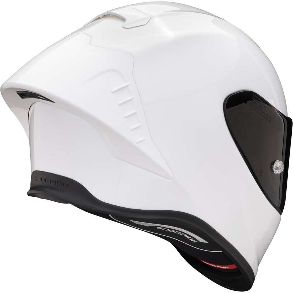 Scorpion EXO-R1 EVO AIR FIM Solid Full Face Motorcycle Helmet Pearl ...