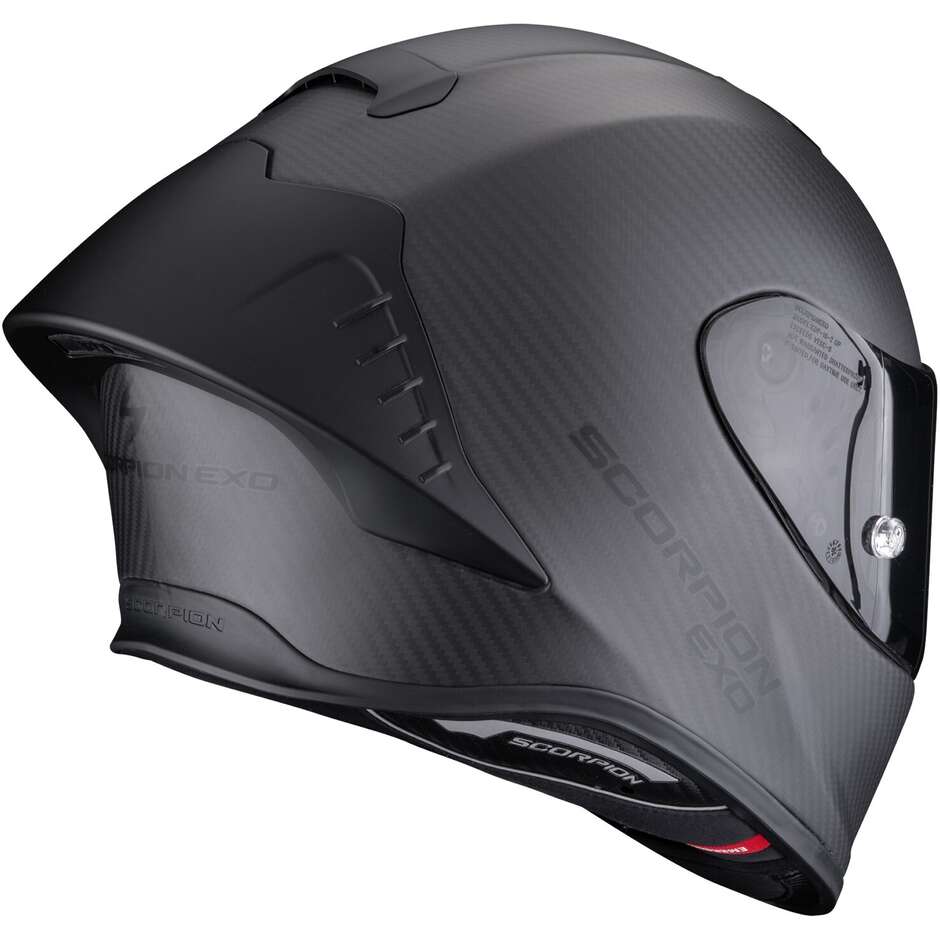 Scorpion EXO-R1 EVO II CARBON AIR SOLID Integralhelm für Motorradfahrer, Mattschwarz