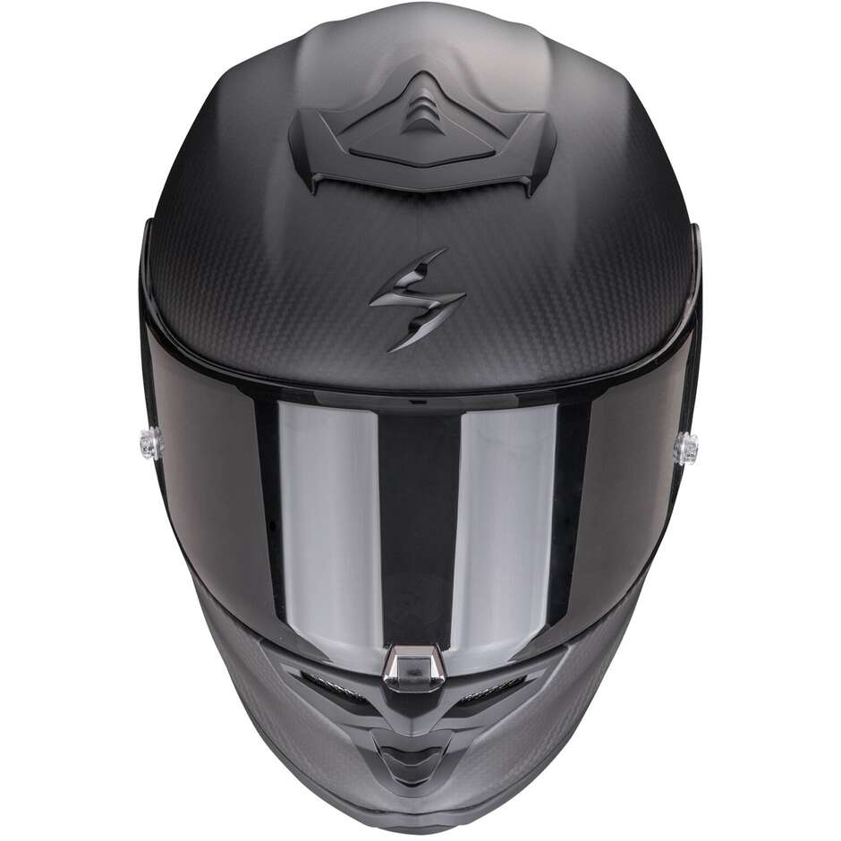 Scorpion EXO-R1 EVO II CARBON AIR SOLID Integralhelm für Motorradfahrer, Mattschwarz