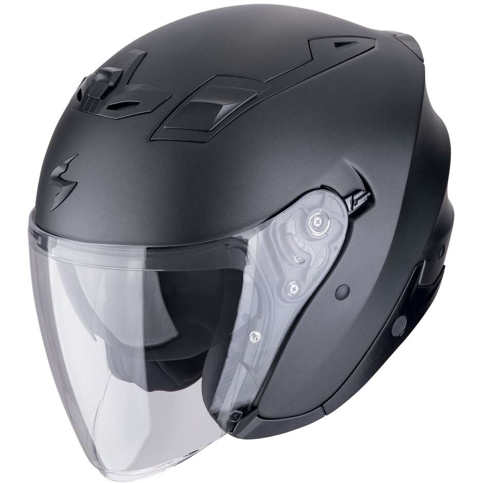 Scorpion EXO-Z1 SOLID Jet-Motorradhelm Matt perlschwarz