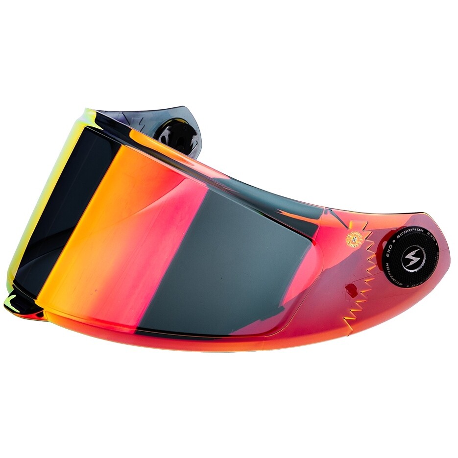 Scorpion KDS-F-04 Visier für EXO-RACE AIR Helm - Rot