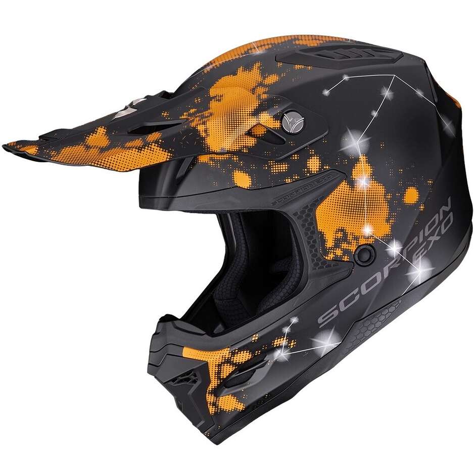 Scorpion SMX-10 VIBE Motocross Enduro Helmet Matte Black Orange