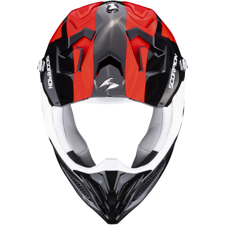 Scorpion VX-22 AIR ATTIS Black Red Motorcycle Helmet