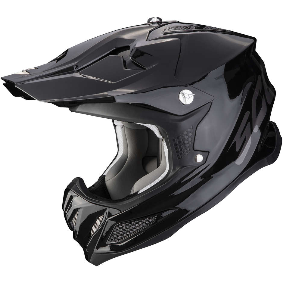 Scorpion VX-22 AIR SOLID Black Motorcycle Helmet