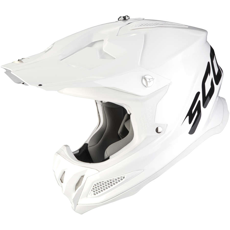 Scorpion VX-22 AIR SOLID White Motorcycle Helmet