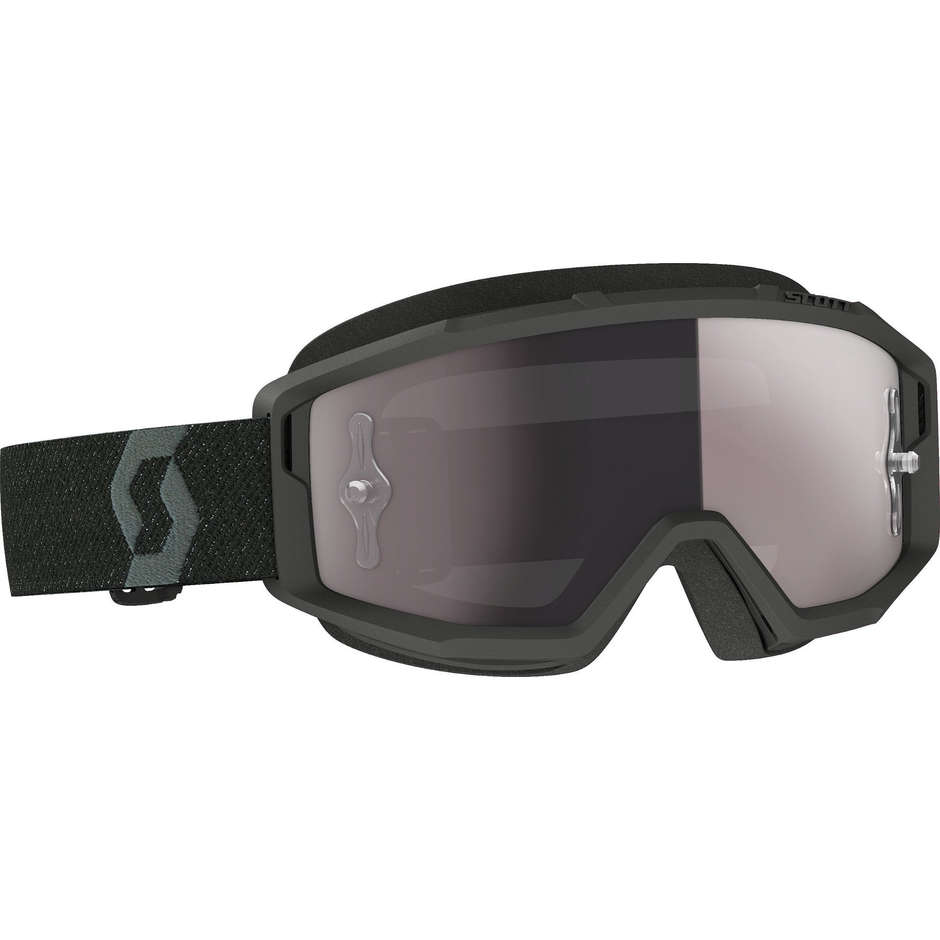 Scott Primal Cross Enduro Motorcycle Goggles Black Silver Lens