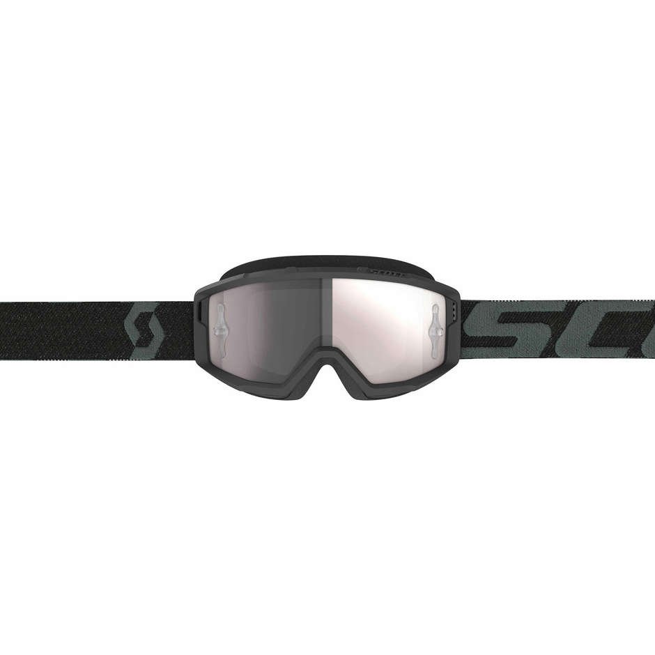 Scott Primal Cross Enduro Motorcycle Goggles Black Silver Lens
