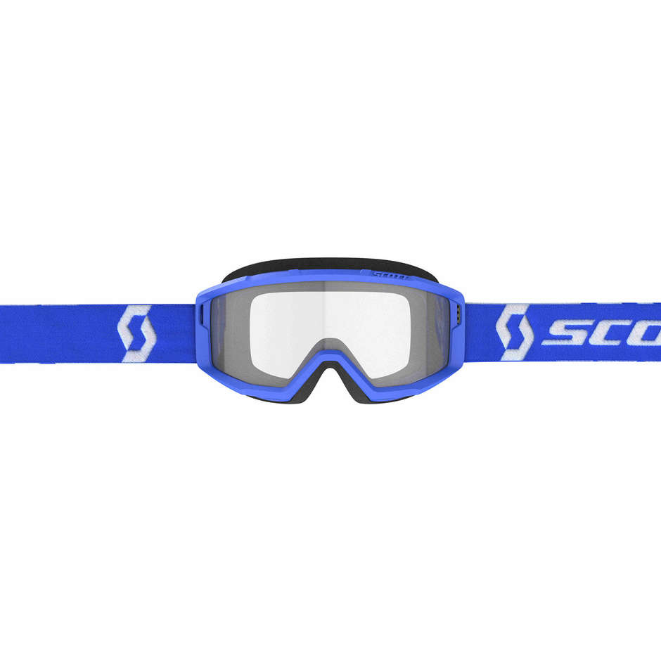 Scott Primal Cross Enduro Motorradbrille Blaue klare Linse