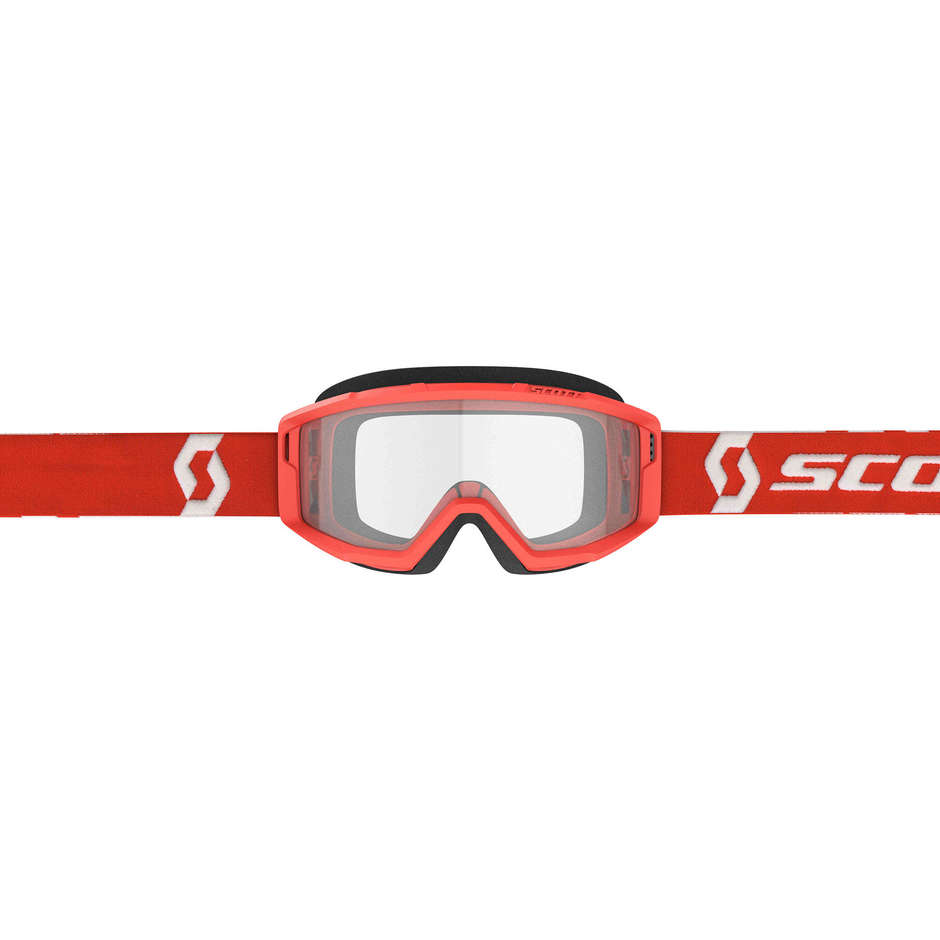 Scott Primal Cross Enduro Motorradbrille Red Clear Lens