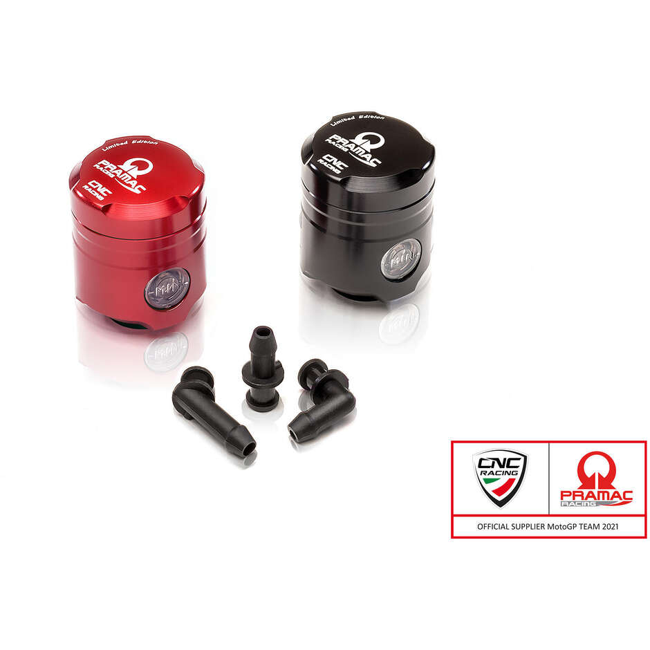 SE700 Brems-Kupplungsölbehälter 12ml MONOCHROM Drei Düsen PRAMAC RACING Limited Edition CNC Racing Schwarz