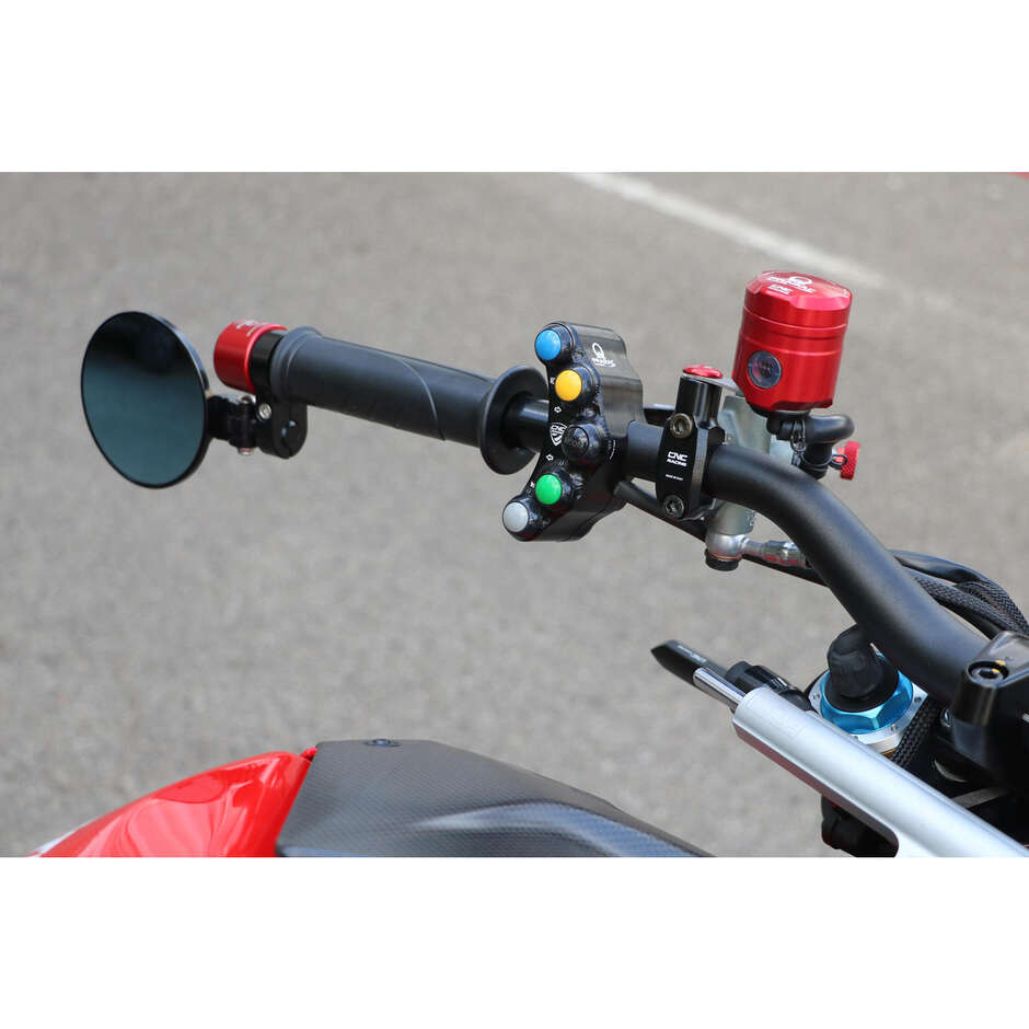 SE700 Brems-Kupplungsölbehälter 12ml MONOCHROM Drei Düsen PRAMAC RACING Limited Edition CNC Racing Schwarz