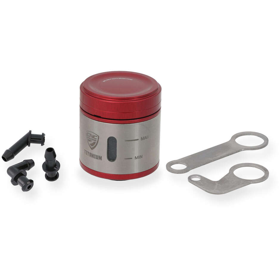 SE900 12ml Ölbehälter für Hinterradbremse oder Kupplung - Titan CNC Racing Red