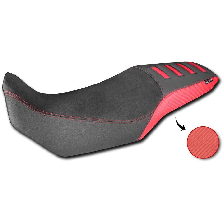 Seat Cover Isotta HONDA Transalp XL 750 From 2023 Black Red
