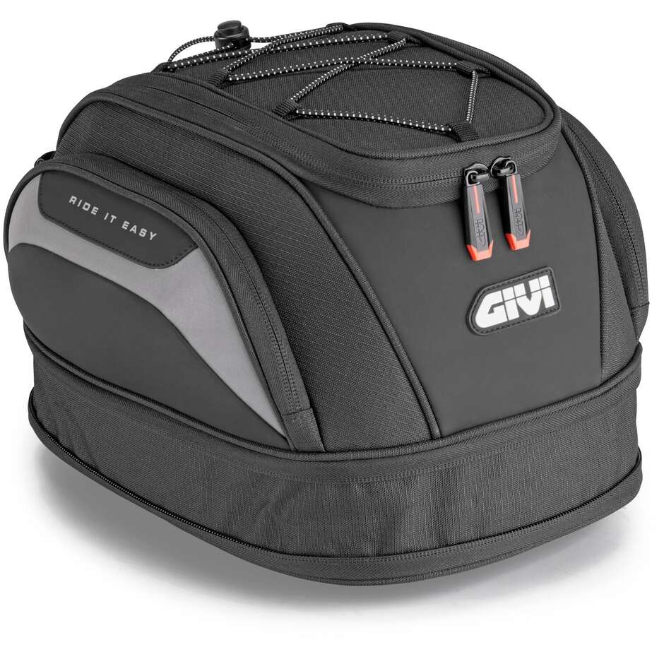 SeatLock Givi EASY07 EASY-T Expandable Motorcycle Saddle Bag 11> 14Lt.