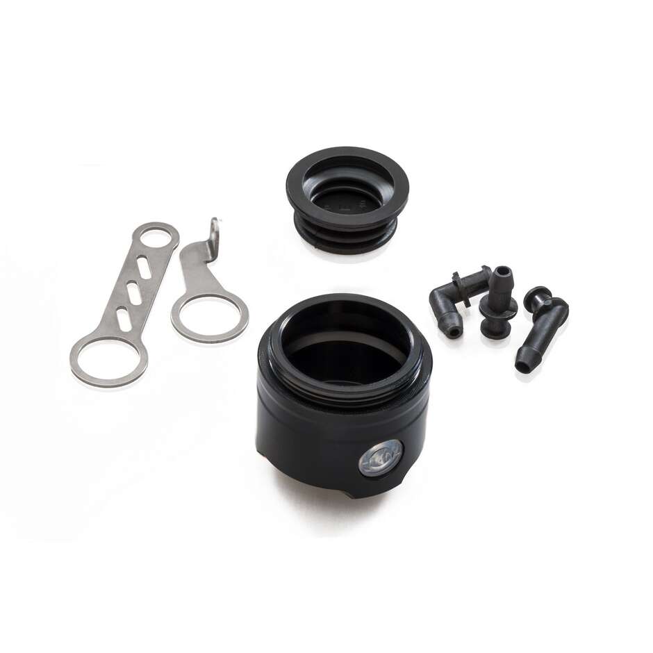 SEB25 25 ml Bremsflüssigkeitsbehälter vorn mit Schauglas – CNC Racing, nur schwarzes Gehäuse