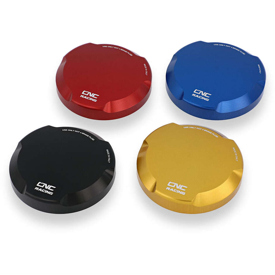 SEC25 25ml Front Brake Fluid Reservoir with Level Sight Glass - Cap Only CNC Racing Gold