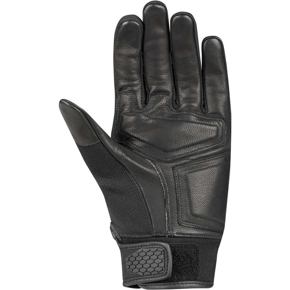 Segura ATOL Motorcycle Gloves Black White