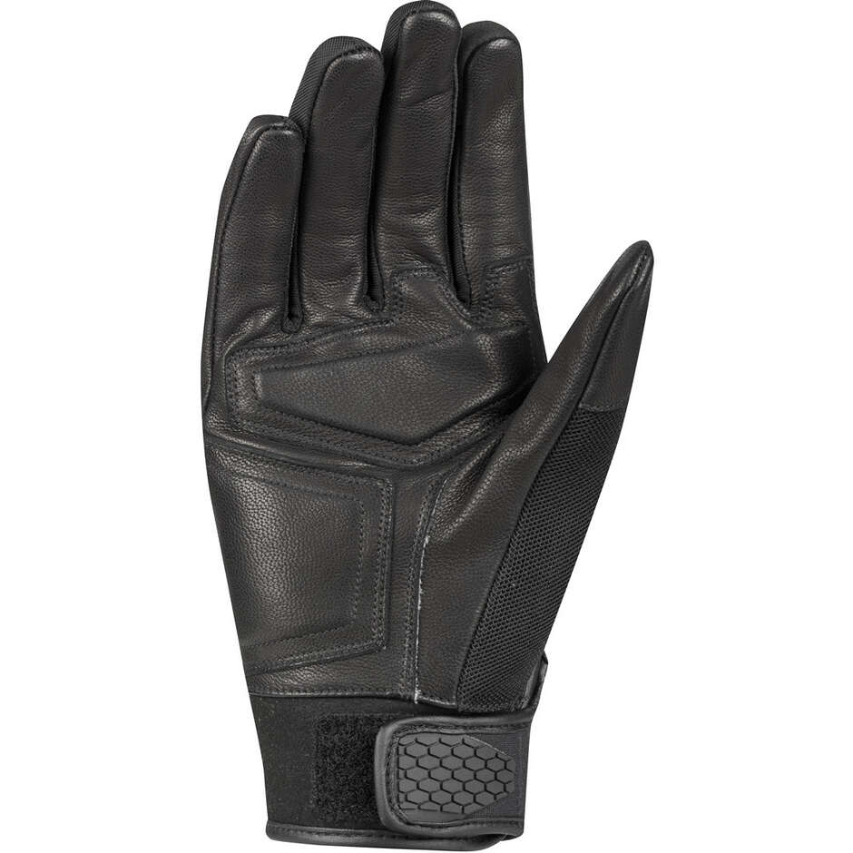 Segura ATOL Motorcycle Gloves Black White