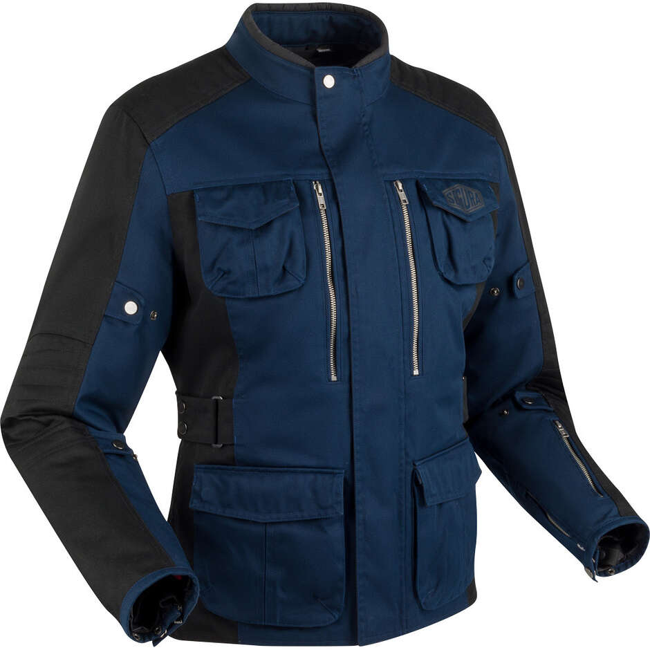 Segura BORA Navy Black Motorcycle Jacket