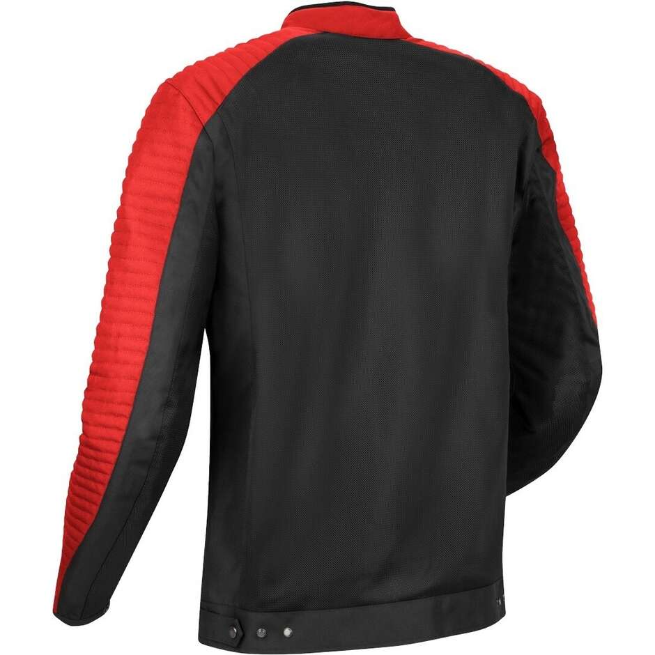 Segura DIKINSON Schwarz Rot Motorradjacke
