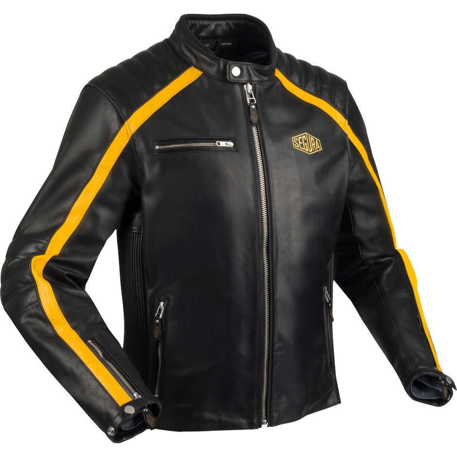 Giubbotto Moto Segura FORMULA Nero Giallo