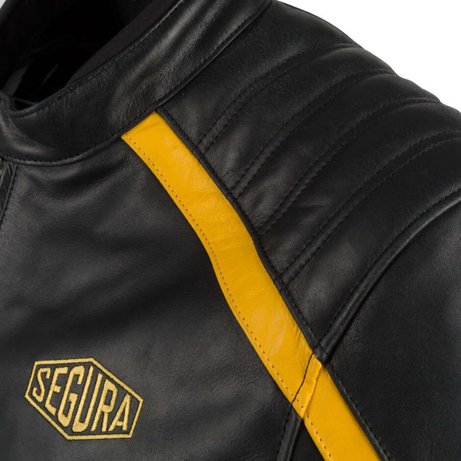 Giubbotto Moto Segura FORMULA Nero Giallo
