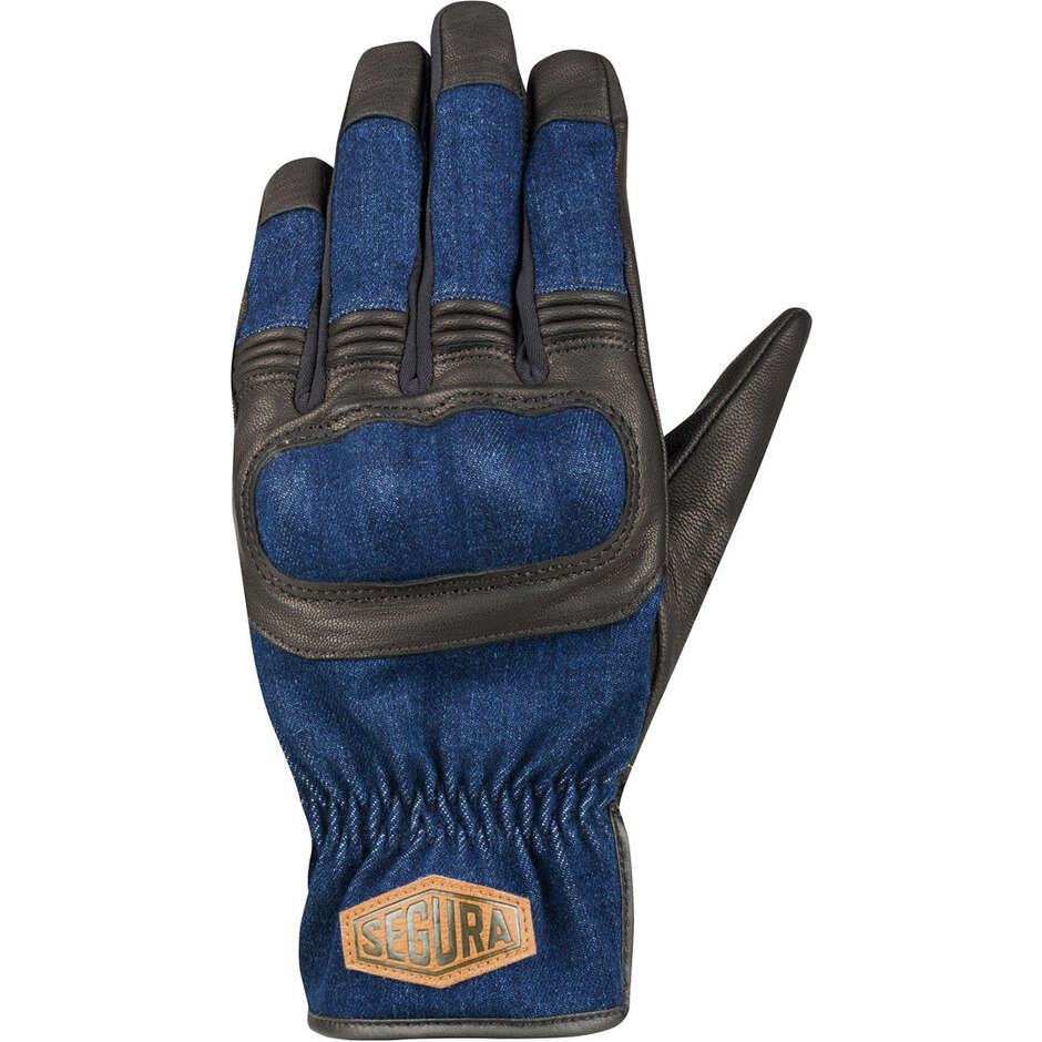 Segura HUNKY Motorradhandschuhe Schwarz Blau