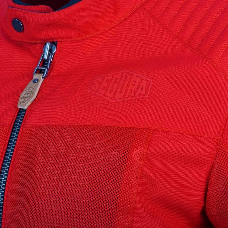 Segura LADY DIKINSON Damen Motorradjacke Rot