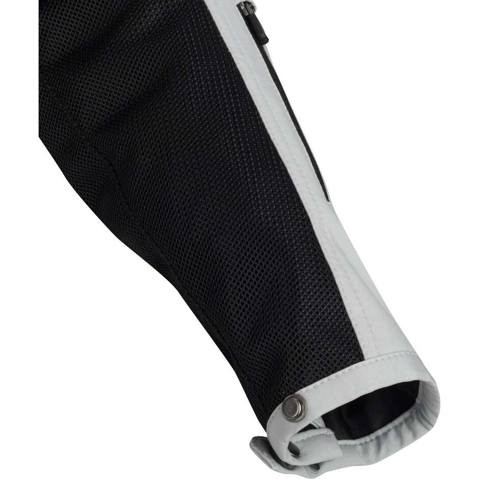 Segura LADY NATCHO VENTED Women's Motorcycle Jacket Light Grey White