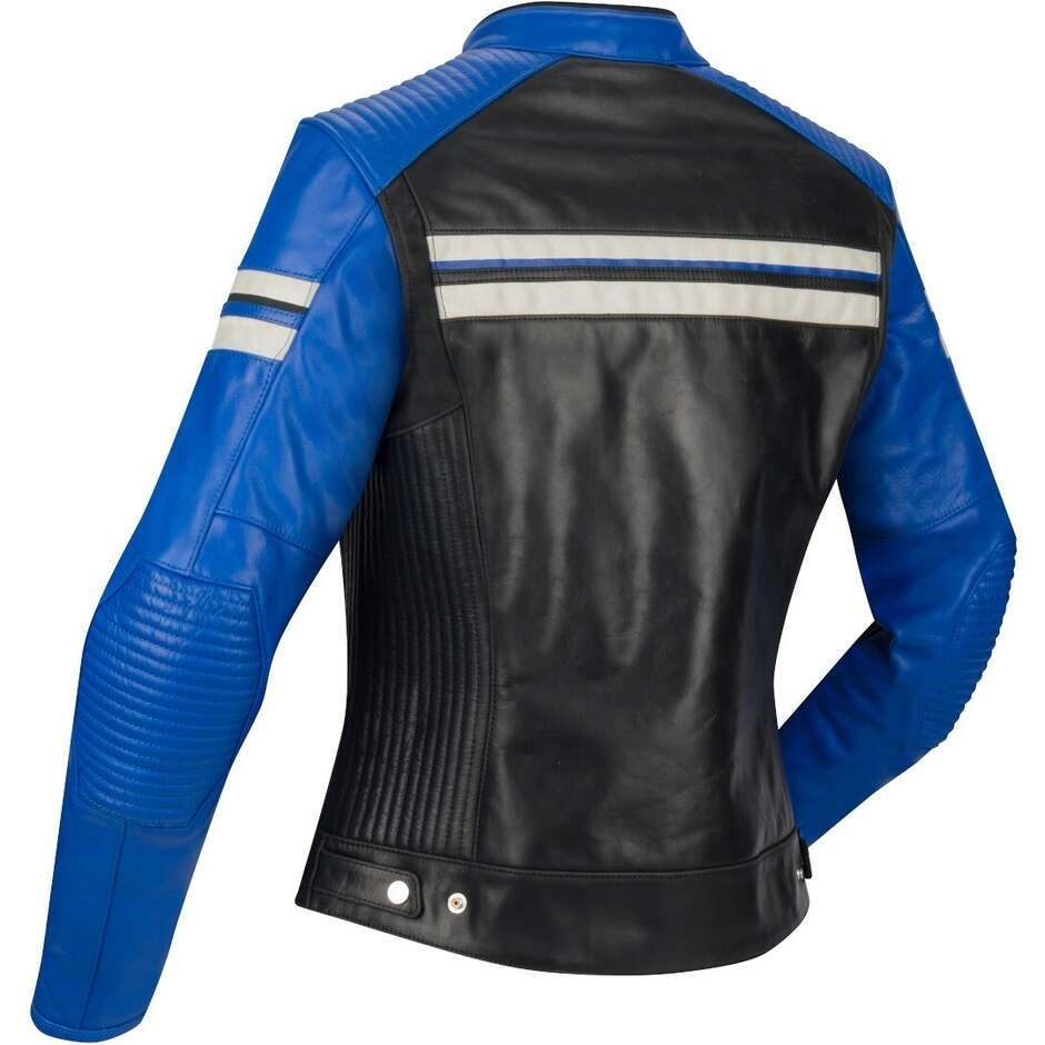 Segura LADY ROMEO Damen Motorradjacke Schwarz Blau
