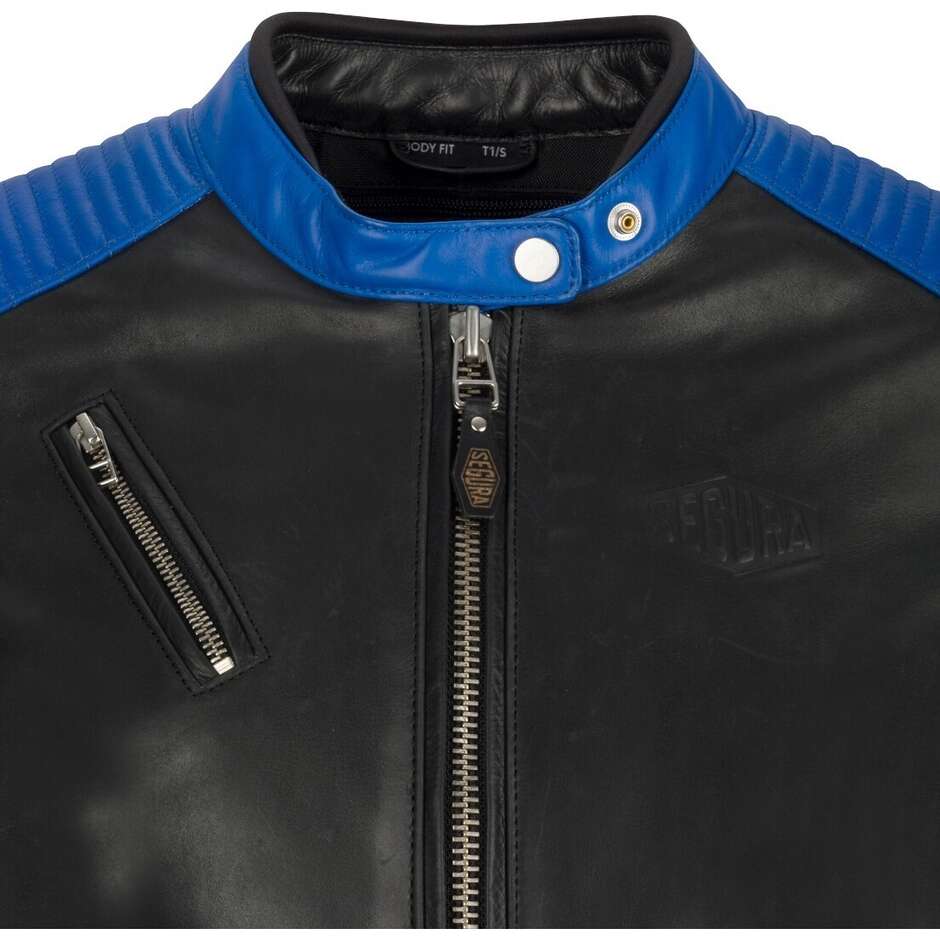 Segura LADY ROMEO Damen Motorradjacke Schwarz Blau