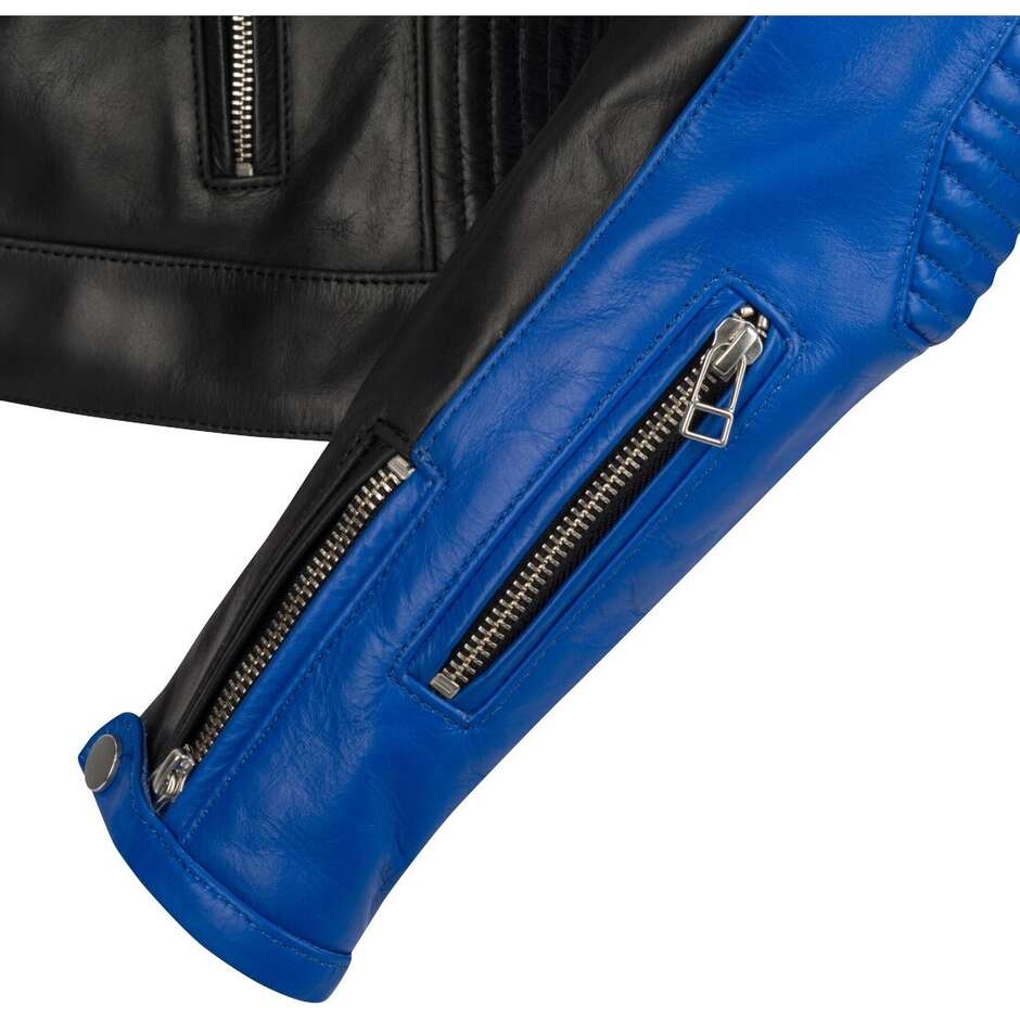 Segura LADY ROMEO Damen Motorradjacke Schwarz Blau