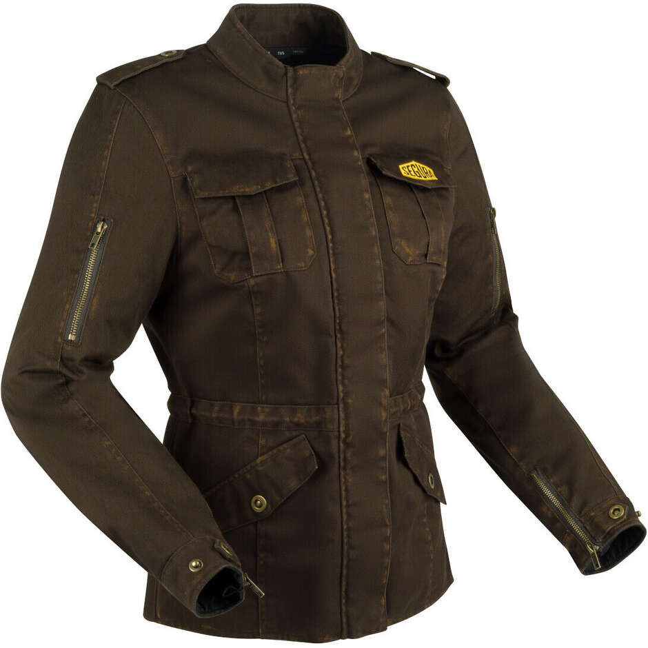 Segura LADY TABATA Braune Damen-Motorradjacke