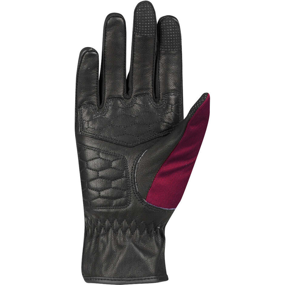 Segura LADY TAMPICO Burgunderrote Damen-Motorradhandschuhe