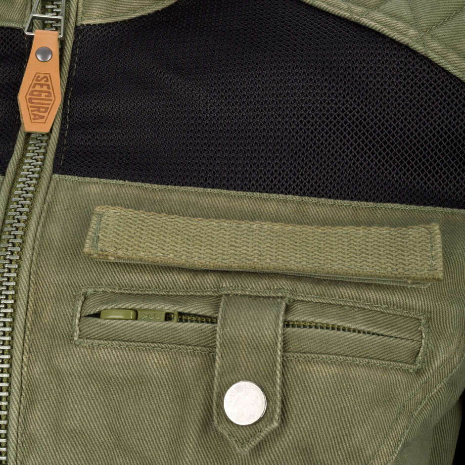 SEGURA LADY VANDA EVO Damen-Motorradjacke, Khaki