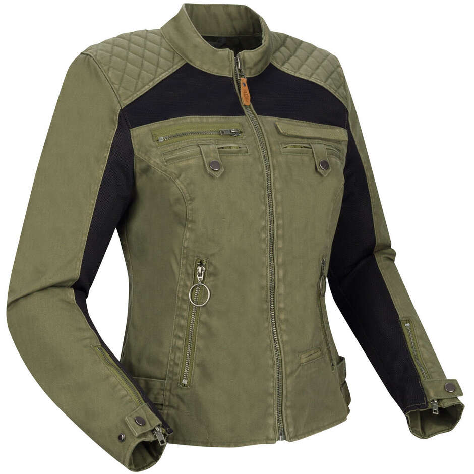 SEGURA LADY VANDA EVO Women's Motorcycle Jacket, Khaki