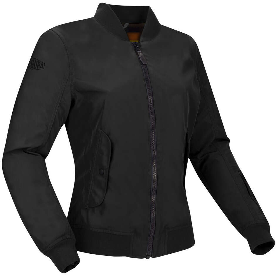SEGURA LADY VELVET VENTED Damen-Motorradjacke Schwarz