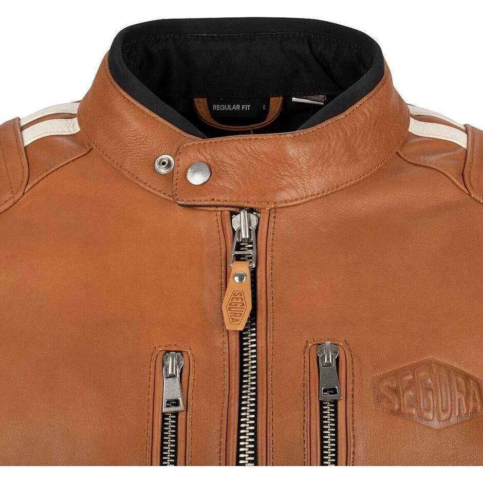 Segura ORION Camel White Motorcycle Jacket