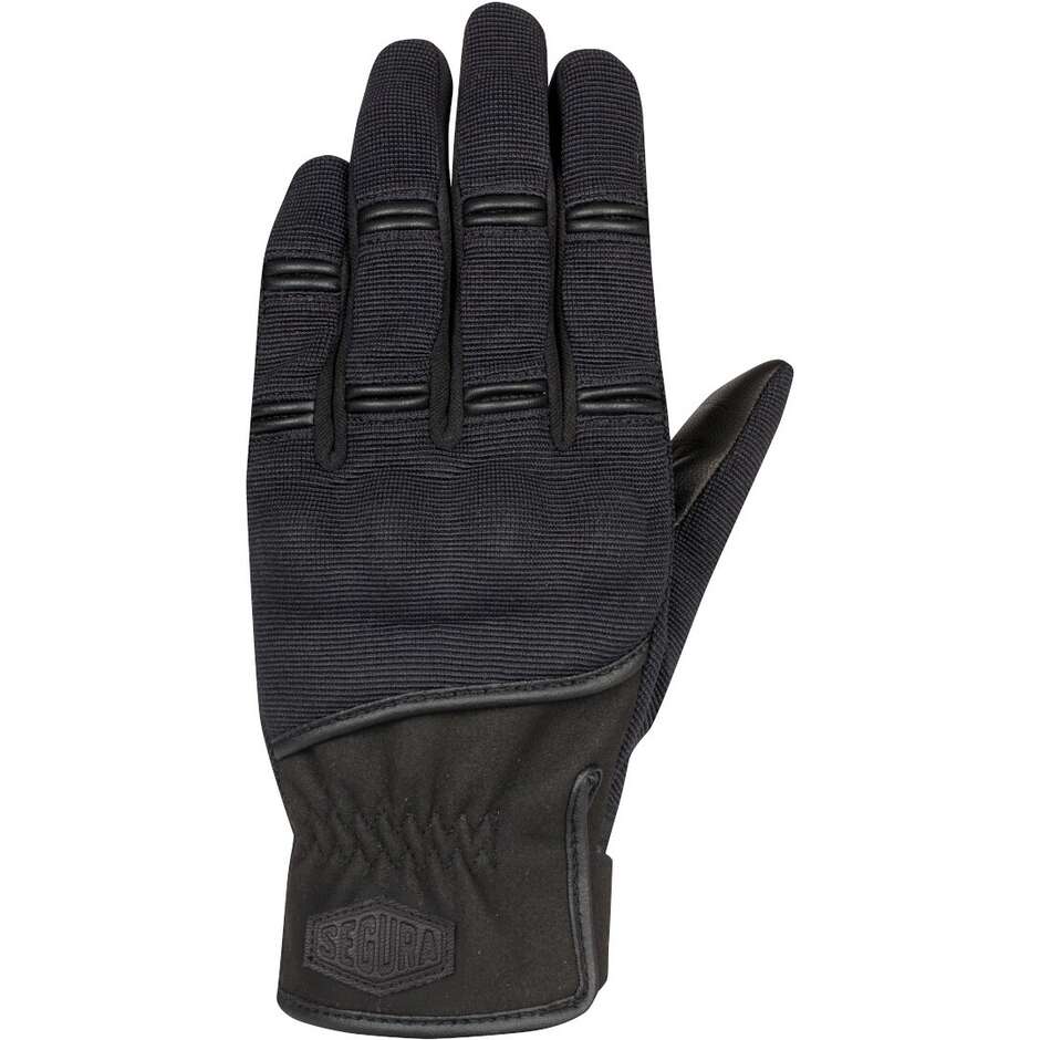 Segura PALMER Black Motorcycle Gloves