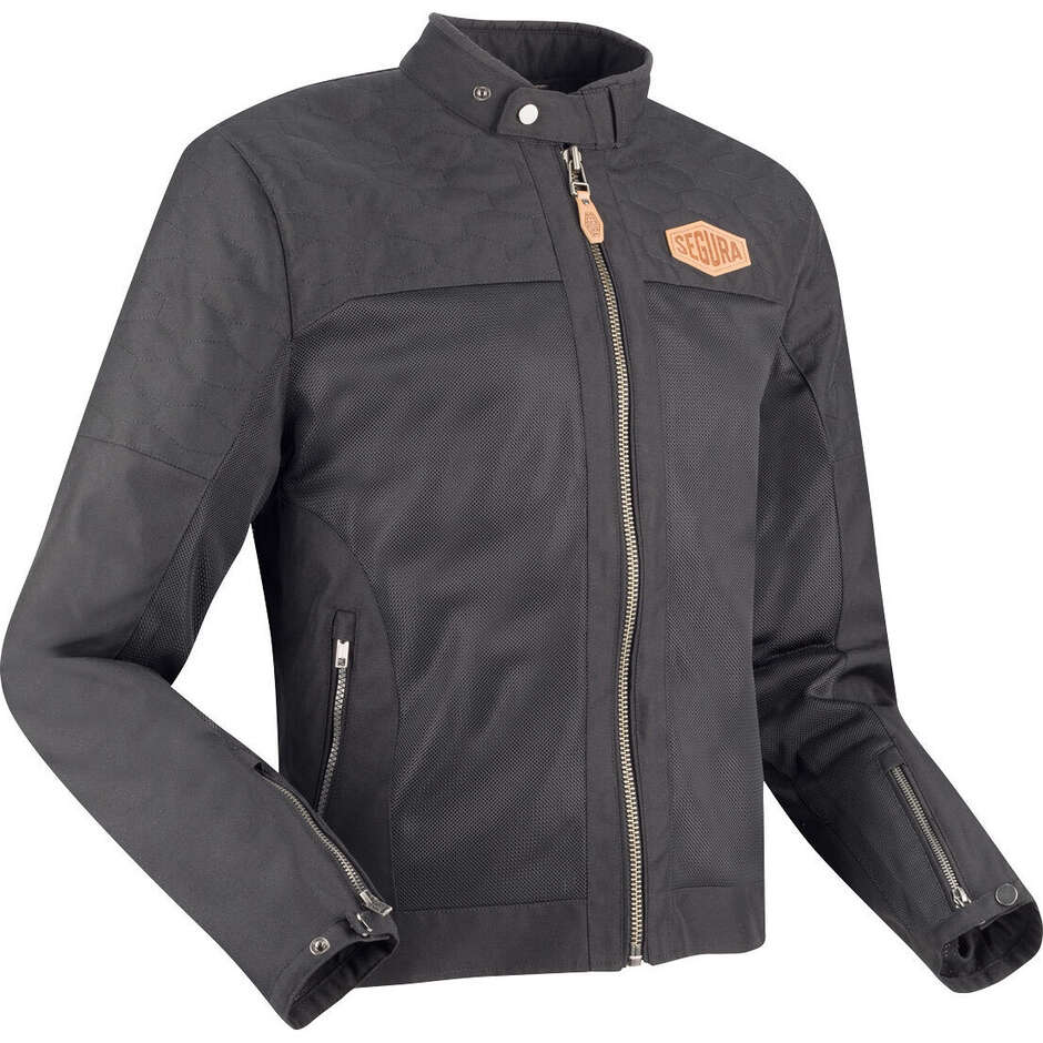 Segura RICHTER Schwarze Motorradjacke