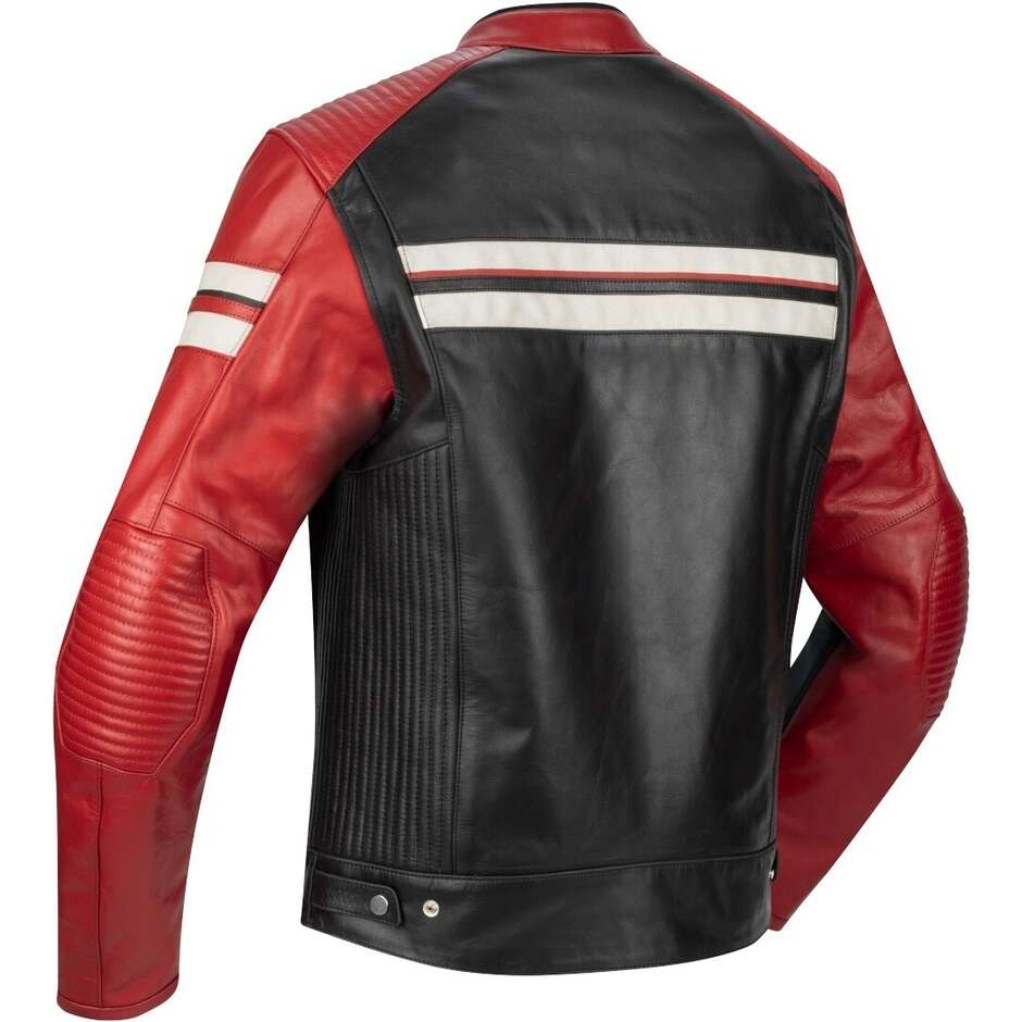 Segura ROMEO Black Red Motorcycle Jacket