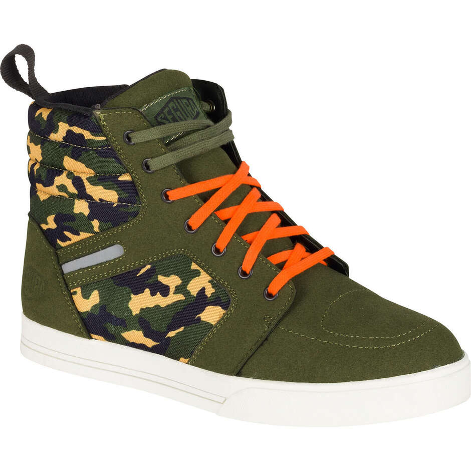 Segura SANTANA Khaki Camo Motorcycle Shoes