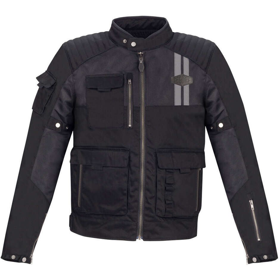 SEGURA TREVOR Black Motorcycle Jacket