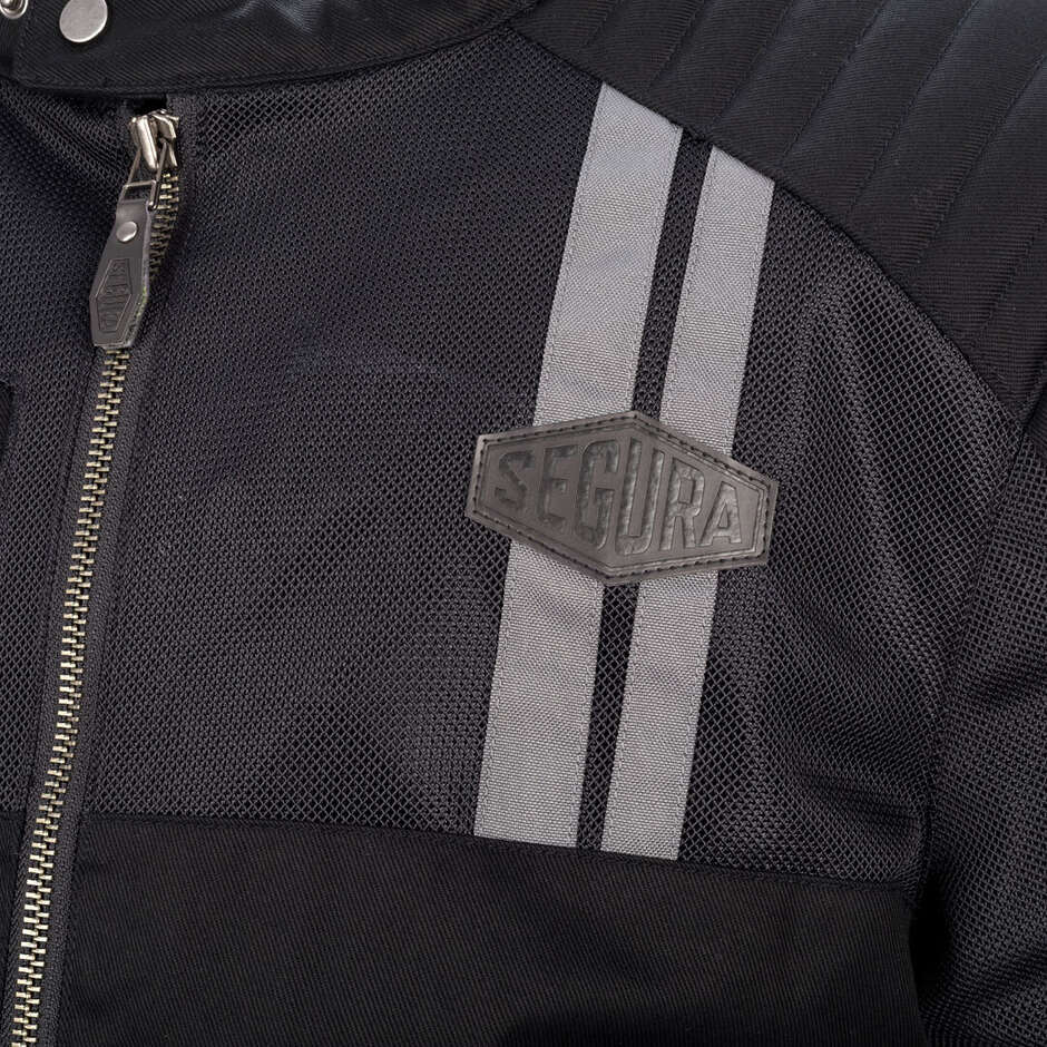 SEGURA TREVOR Black Motorcycle Jacket