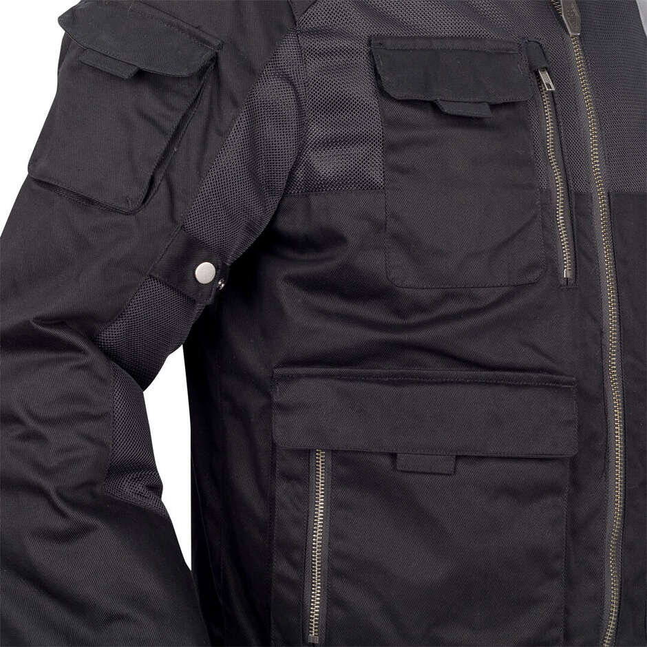 SEGURA TREVOR Black Motorcycle Jacket